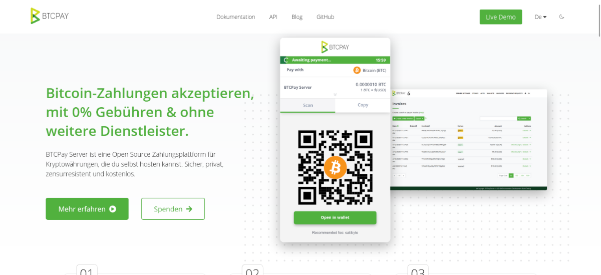 BTCpay Server aufsetzen